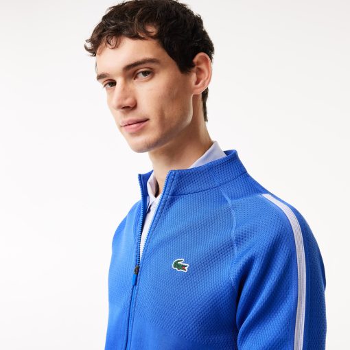 Lacoste Sweaters & Sweatshirts-Mens Lacoste Tennis x Novak Djokovic Zip-Up Jacket-SH7541-51-lacoste usa - Image 2