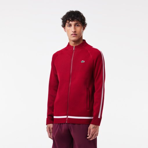 Lacoste Sweaters & Sweatshirts-Mens Lacoste Tennis x Novak Djokovic Zip-Up Jacket-SH7541-51-lacoste cardigan