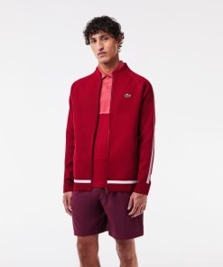 Lacoste Sweaters & Sweatshirts-Mens Lacoste Tennis x Novak Djokovic Zip-Up Jacket-SH7541-51-lacoste cardigan 2