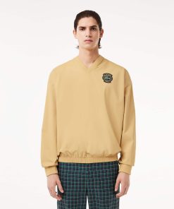 Lacoste Sweaters & Sweatshirts-Mens Loose Fit Golf Windbreaker Sweatshirt-SH7543-51-lacoste factory outlet