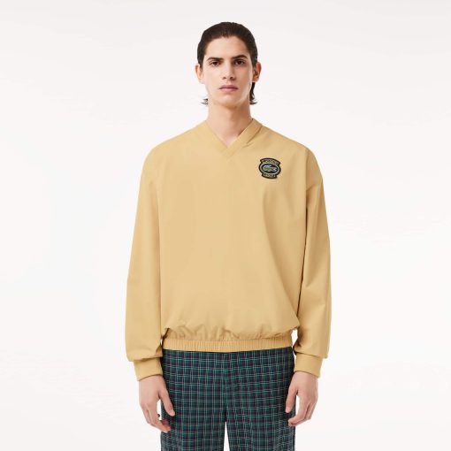 Lacoste Sweaters & Sweatshirts-Mens Loose Fit Golf Windbreaker Sweatshirt-SH7543-51-la coste