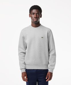 Lacoste Sweaters & Sweatshirts-Mens Fleece Crew Neck Sweatshirt-SH9608-51-lacoste factory outlet