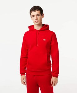 Lacoste Sweaters & Sweatshirts-Mens Fleece Hoodie-SH9623-51-la coste