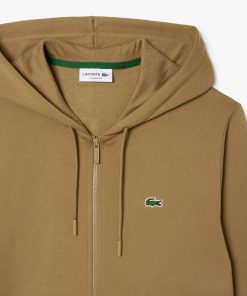 Lacoste Sweaters & Sweatshirts-Mens Zip-Up Fleece Hoodie-SH9626-51-lacoste us 2