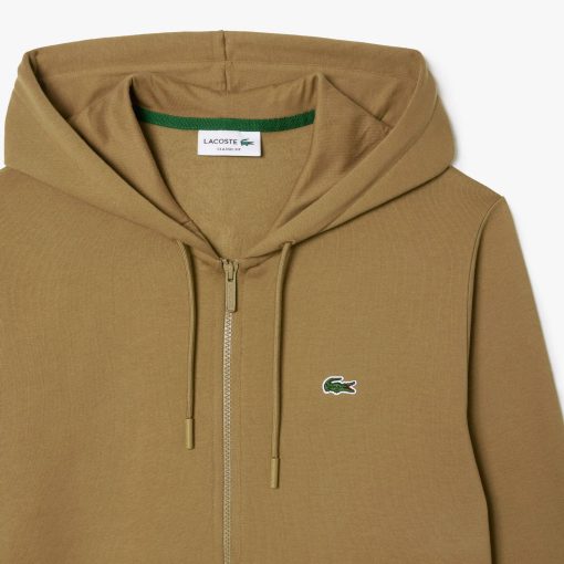 Lacoste Sweaters & Sweatshirts-Mens Zip-Up Fleece Hoodie-SH9626-51-lacoste us - Image 2