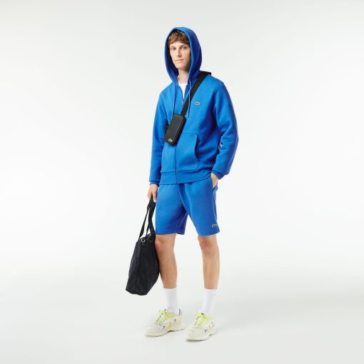 Lacoste Sweaters & Sweatshirts-Mens Zip-Up Fleece Hoodie-SH9626-51-lacoste sale - Image 2