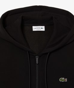 Lacoste Sweaters & Sweatshirts-Mens Printed Bands Zip-Up Hoodie-SH9885-51-lacoste outlet 2