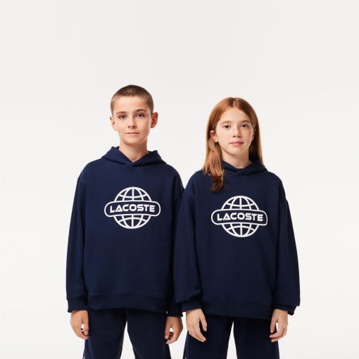 Lacoste Sweaters & Sweatshirts-Kids Printed Hoodie-SJ1158-51-lacosta