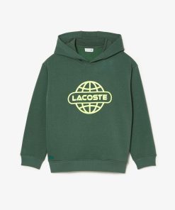 Lacoste Sweaters & Sweatshirts-Kids Printed Hoodie-SJ1158-51-la coste