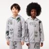 Lacoste Sweaters & Sweatshirts-Kids’ Contrast Branding Hoodie-SJ5303-51-lacoste outlet 3