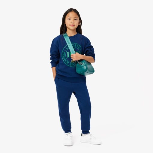 Lacoste Sweaters & Sweatshirts-Kids Printed Crew Neck Sweatshirt-SJ2483-51-lacosta - Image 2