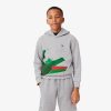 Lacoste Sweaters & Sweatshirts-Kids Crocodile Graphic Hoodie-SJ2561-51-lacoste sale 4