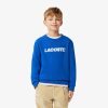 Lacoste Sweaters & Sweatshirts-Kids Fleece Crew Neck Sweatshirt-SJ5284-51-lacoste near me 4