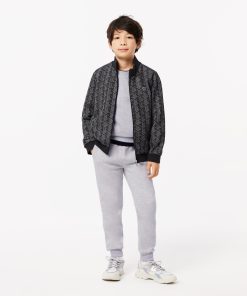 Lacoste Sweaters & Sweatshirts-Kids Fleece Crew Neck Sweatshirt-SJ5284-51-lacoste near me 2