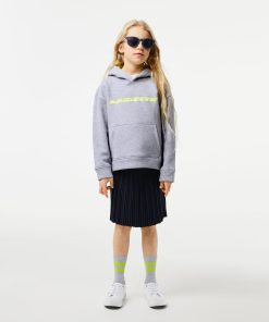 Lacoste Sweaters & Sweatshirts-Kids’ Contrast Branding Hoodie-SJ5303-51-locoste 2