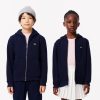 Lacoste Sweaters & Sweatshirts-Kids Fleece Zip-Up Hoodie-SJ9723-51-lacoste cardigan 3