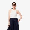 Lacoste Shorts & Skirts-Womens Elastic Waist Pleated Skirt-JF2701-51-lacoste france 3