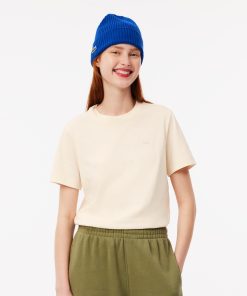 Lacoste T-Womens Print Cotton T-Shirt-TF2674-51-lacoste factory outlet