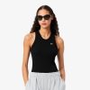 Lacoste T-Womens Slim Fit Cotton Tank Top-TF5388-51-lacoste outlet 3