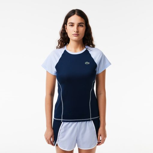 Lacoste T-Womens Slim Fit Ultra Dry Stretch Sport T-Shirt-TF7112-51-lacoste store