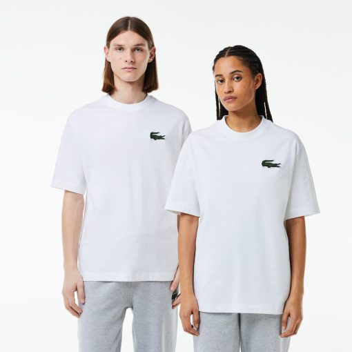 Lacoste T-Unisex Loose Fit Heavy Cotton T-Shirt-TH0062-51-lacoste france