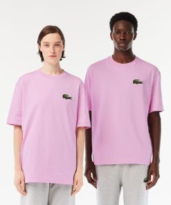 Lacoste T-Unisex Loose Fit Heavy Cotton T-Shirt-TH0062-51-lacoste usa