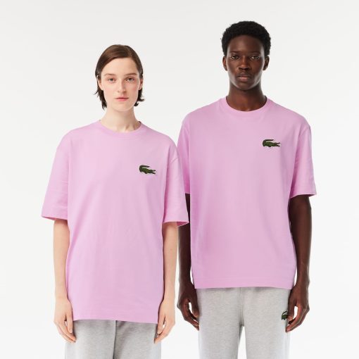 Lacoste T-Unisex Loose Fit Heavy Cotton T-Shirt-TH0062-51-lacoste sale