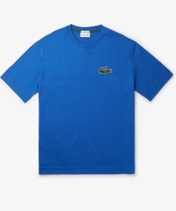 Lacoste T-Unisex Loose Fit Heavy Cotton T-Shirt-TH0062-51-lacoste near me 2