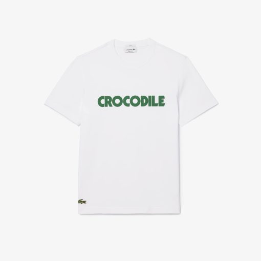 Lacoste T-Unisex Print Cotton T-Shirt-TH0134-51-lacosta