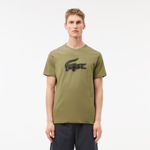 Lacoste Sweaters & Sweatshirts-Mens Ultra Dry XXL Logo Sport T-Shirt-TH2042-51-lacoste usa