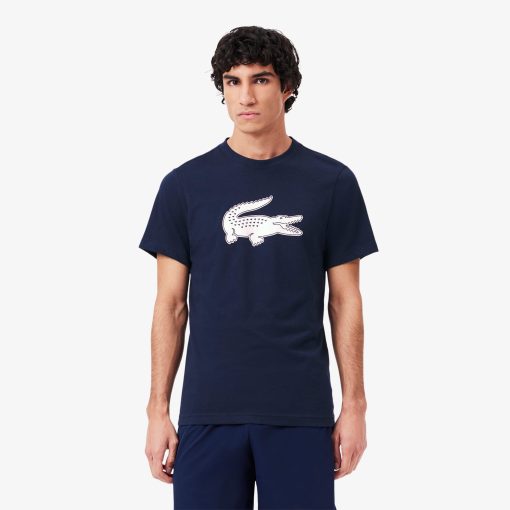 Lacoste Sweaters & Sweatshirts-Mens Ultra Dry XXL Logo Sport T-Shirt-TH2042-51-lacoste us