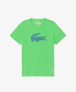 Lacoste Sweaters & Sweatshirts-Mens Ultra Dry XXL Logo Sport T-Shirt-TH2042-51-lacoste factory outlet