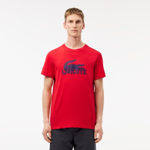 Lacoste T-Mens Ultra Dry Cotton Sport T-Shirt-TH2508-51-lacoste france