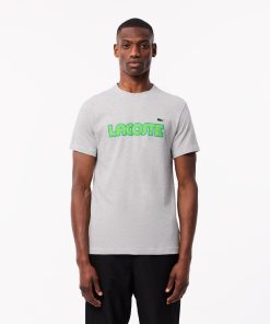 Lacoste T-Mens Ultra Dry Cotton Logo Sport T-Shirt-TH2509-51-lacoste store