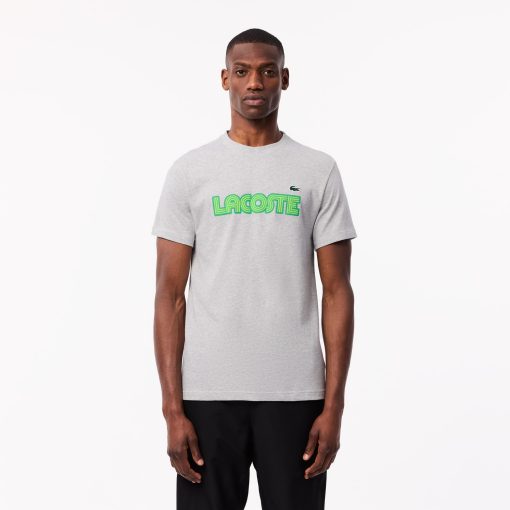 Lacoste T-Mens Ultra Dry Cotton Logo Sport T-Shirt-TH2509-51-lacoste store