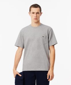 Lacoste Sweaters & Sweatshirts-Mens Cotton T-Shirt-TH2827-51-lacoste outlet