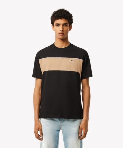 Lacoste T-Mens Cotton Colorblock T-Shirt-TH2853-51-locoste