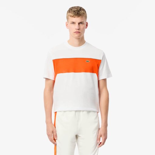 Lacoste T-Mens Cotton Colorblock T-Shirt-TH2853-51-lacost