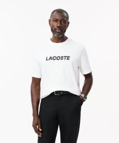 Lacoste T-Mens Heavy Cotton Logo T-Shirt-TH2861-51-locoste