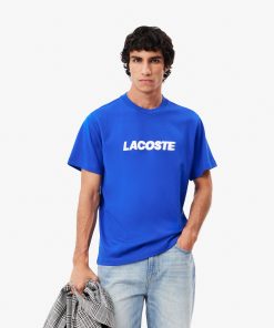 Lacoste T-Mens Heavy Cotton Logo T-Shirt-TH2861-51-lacost