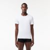 Lacoste Underwear & Loungewear-Mens 3-Pack Cotton Undershirts-TH3321-51-lacoste sale 4