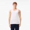 Lacoste Underwear & Loungewear-Men’s V-Neck Regular Fit Undershirt 3-Pack-TH3444-51-lacosta 3