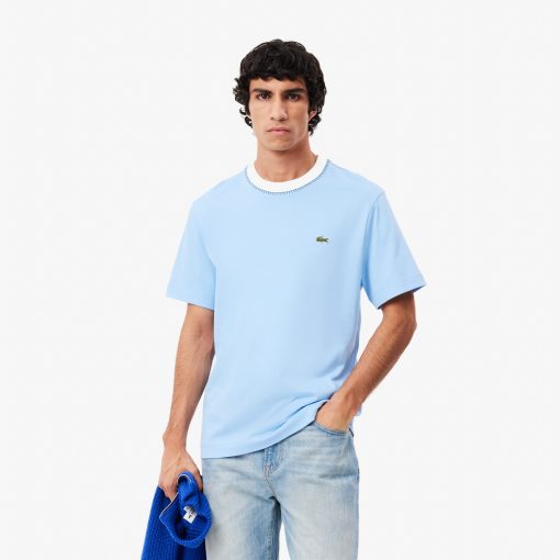 Lacoste T-Mens Made In France Heavy Cotton T-Shirt-TH3837-51-lacoste factory outlet