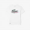 Lacoste T-Mens Made in France Embroidered T-Shirt-TH3836-51-lacoste usa 4