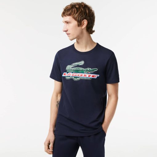 Lacoste T-Men’s SPORT Regular Fit Organic Cotton T-Shirt-TH5156-51-lacoste store