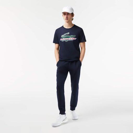 Lacoste T-Men’s SPORT Regular Fit Organic Cotton T-Shirt-TH5156-51-lacoste store - Image 2