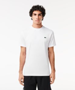 Lacoste T-Mens Slim Fit Stretch Jersey Sport T-Shirt-TH5207-51-locoste