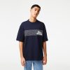 Lacoste T-Mens Tall Fit Crocodile Print T-Shirt-TH6688-51-lacoste store 3