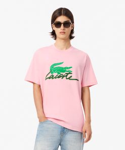 Lacoste T-Mens Print Cotton T-Shirt-TH6562-51-lacoste store