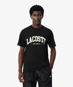 Lacoste Sweaters & Sweatshirts-Mens Cotton T-Shirt-TH6565-51-la coste